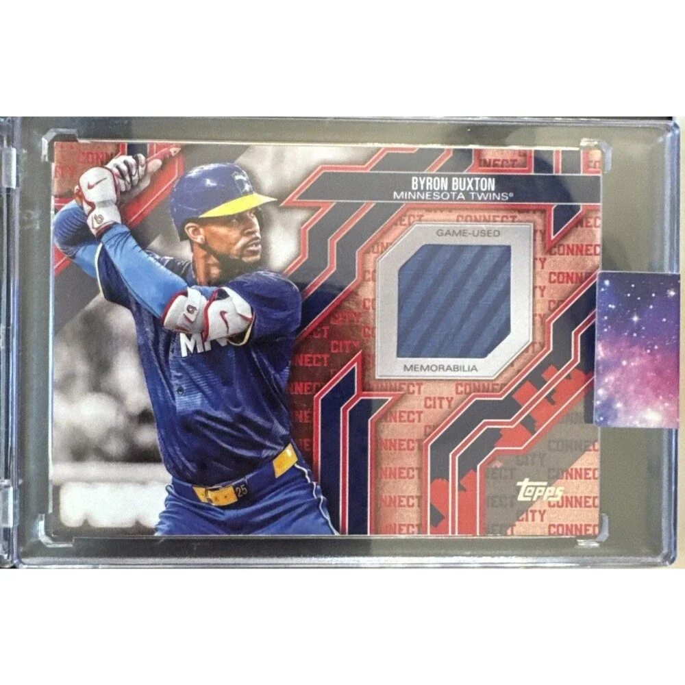 2025 Topps Series One - Byron Buxton  RELIC No. CC-BB GAME USED PATCH